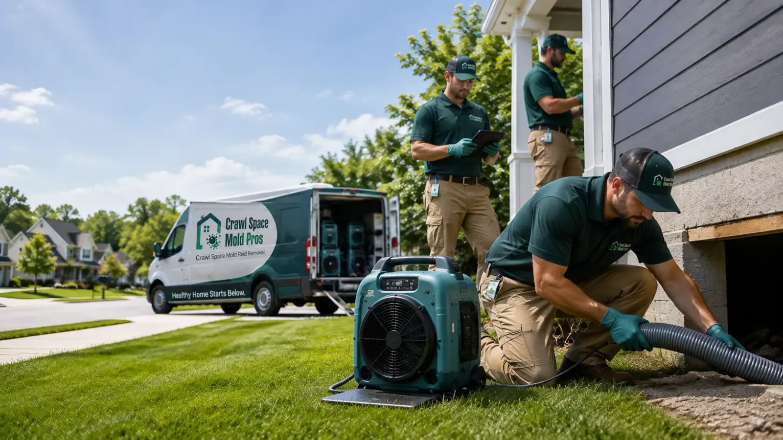 Crawl Space Mold Removal in Bardstown, KY